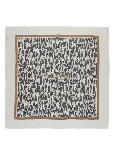 Marc O'polo Leopard-print Fringed Scarf