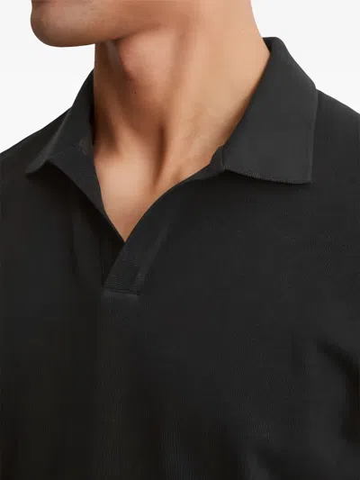 Marc O'polo Textured Polo Shirt In Black