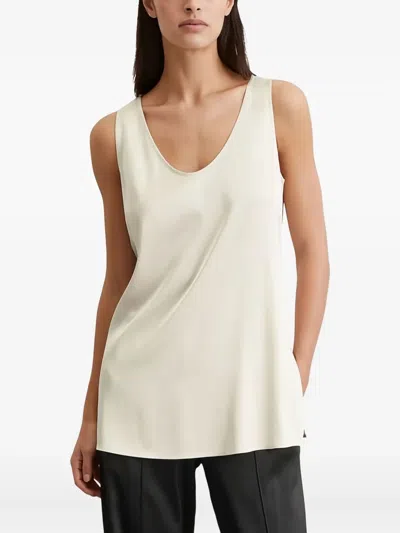 Marc O'polo Scoop-neck Sleeveless Top In Neutral