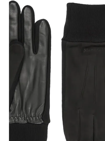Marc O'polo Leather-detail Gloves In Black