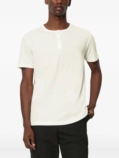 Marc O'polo Henley Short-sleeves T-shirt In White