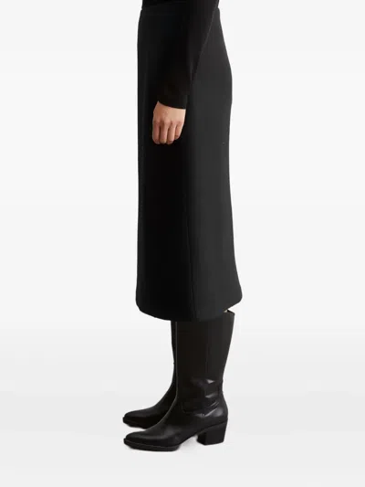 Marc O'polo High-waisted Pencil Skirt In Black