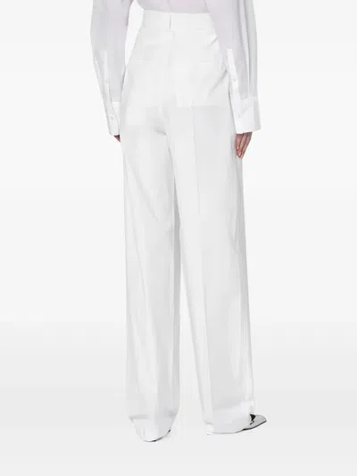 Sportmax Cotton Straight-leg Trousers
