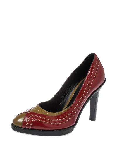 Pre-owned Bottega Veneta 100mm Leather Heeled Pumps