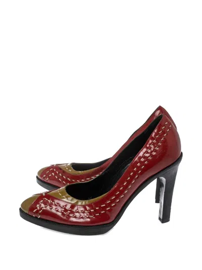 Pre-owned Bottega Veneta 100mm Leather Heeled Pumps