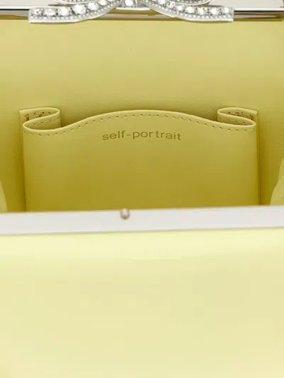 Self-portrait Rhinestone-bow Tote Bag