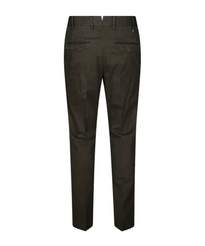 Pt01 Belt Loop Casual Pants In Brown