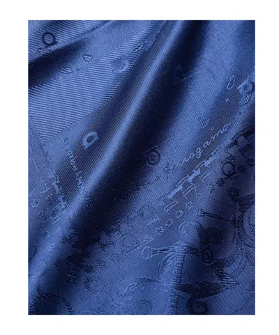 Ferragamo Foulard En Soie Jacquard Palace