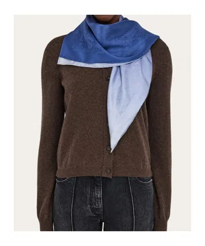 Ferragamo Foulard En Soie Jacquard Palace