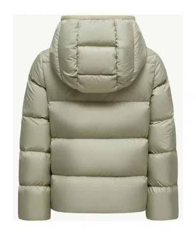 Moncler Long Sleeve Down Jacket In Metallic