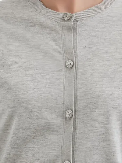 Marc O'polo Button-up Cardigan In Gray