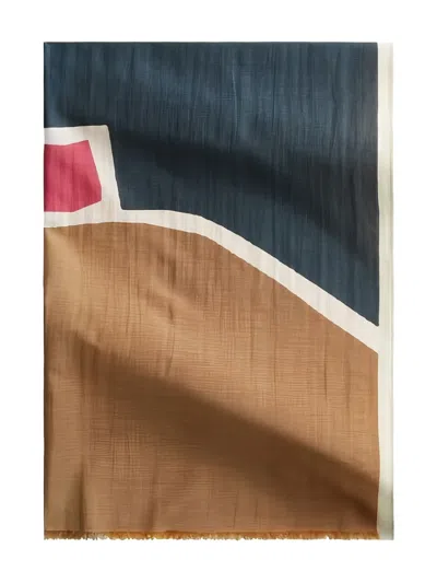 Marc O'polo Abstract Pattern Scarf