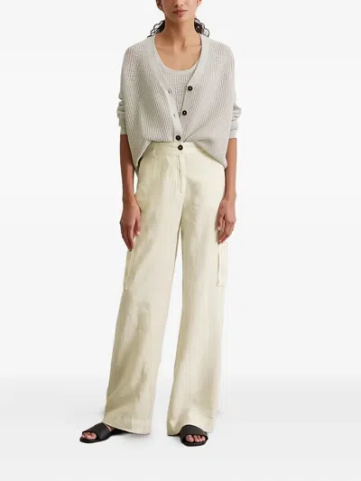 Marc O'polo Ribbed-knit Button-down Cardigan