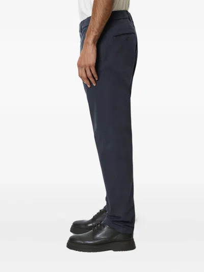 Marc O'polo Cotton Chinos In Blue