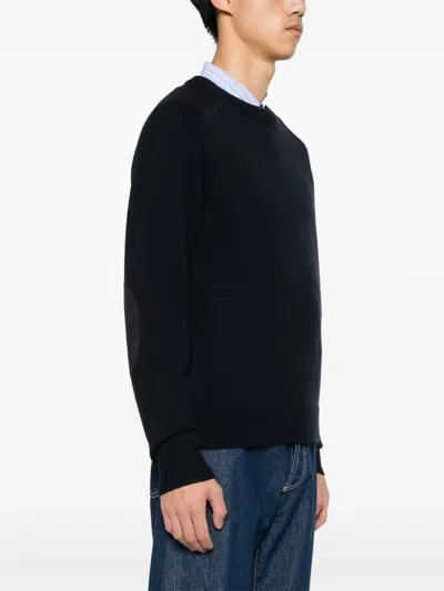 Theory Morlan Knitted Jumper In Black