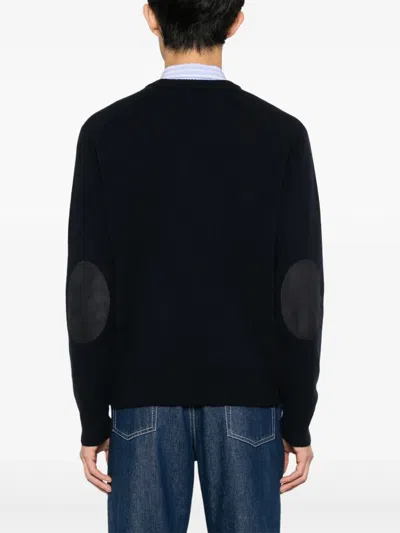 Theory Morlan Knitted Jumper In Black
