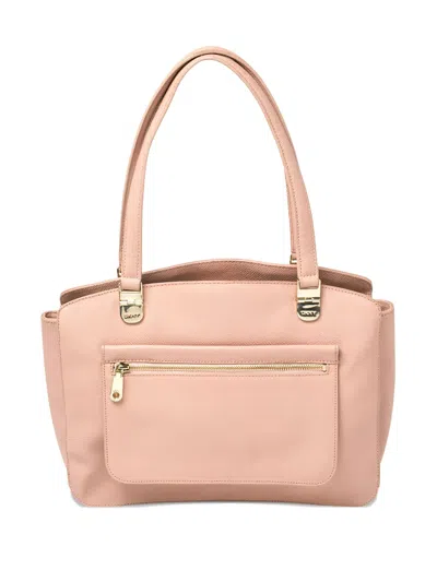 Pre-owned Dkny Vintage Leather Tote Bag