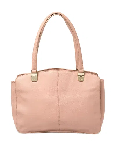 Pre-owned Dkny Vintage Leather Tote Bag