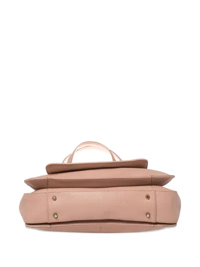 Pre-owned Dkny Vintage Leather Tote Bag