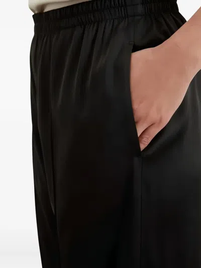 Marc O'polo Elasticated-waist Trousers In Black