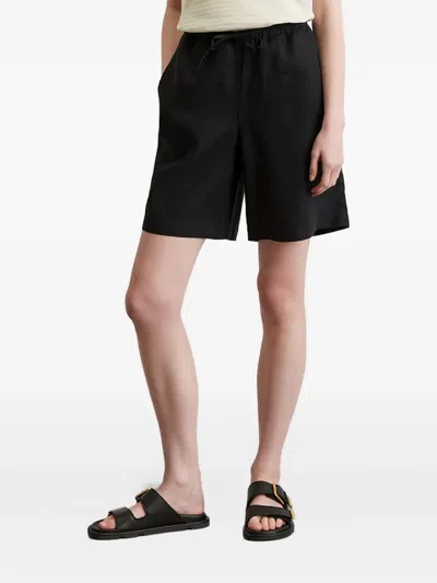 Marc O'polo Drawstring-waist Shorts In Black