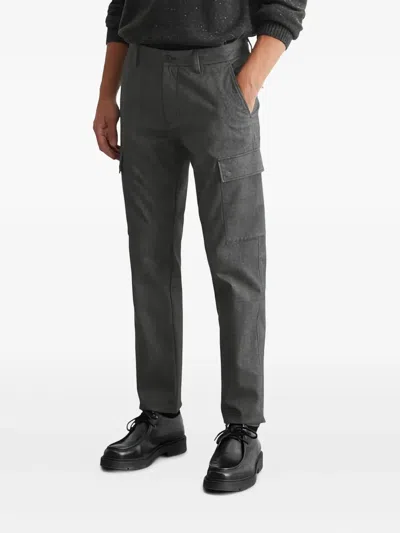 Marc O'polo Cargo-pockets Tailored Trousers In Black