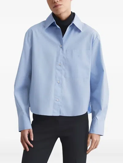 Marc O'polo Cotton Shirt In Blue