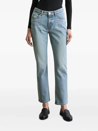 Marc O'polo Logo-patch Jeans In Blue