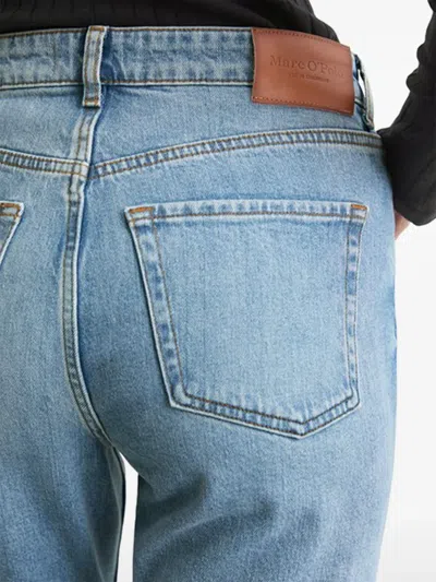Marc O'polo Logo-patch Jeans In Blue