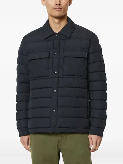 Marc O'polo Flap-pocket Quilted Jacket In Black