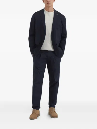 Marc O'polo Single-breasted Blazer In Blue