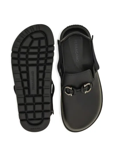 Ferragamo Chunky-sole Sandals In Black