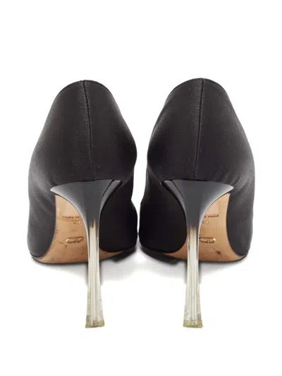 Pre-owned Dior 105mm Pointed-toe Clear-heel Pumps