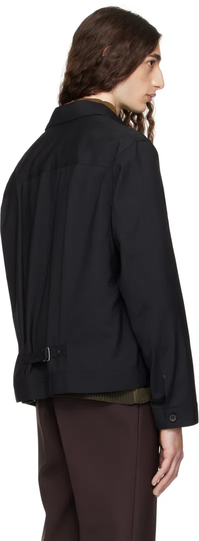 Sacai Long Sleeve Jacket In Black