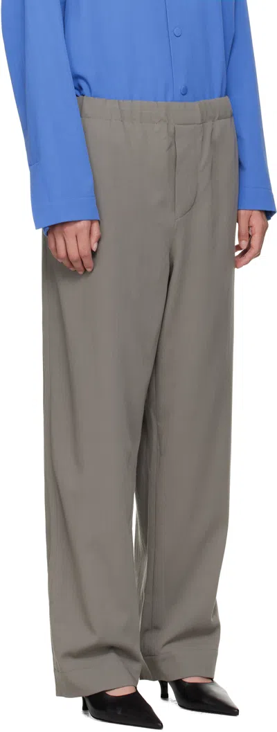 Meta Campania Collective Gray Ed Twill Drawstring Trousers