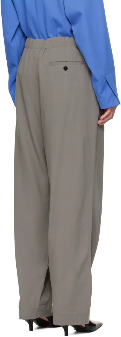 Meta Campania Collective Gray Ed Twill Drawstring Trousers