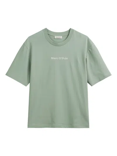 Marc O'polo Logo-print Short-sleeve T-shirt In Green