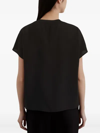Marc O'polo Short-sleeve Top In Black