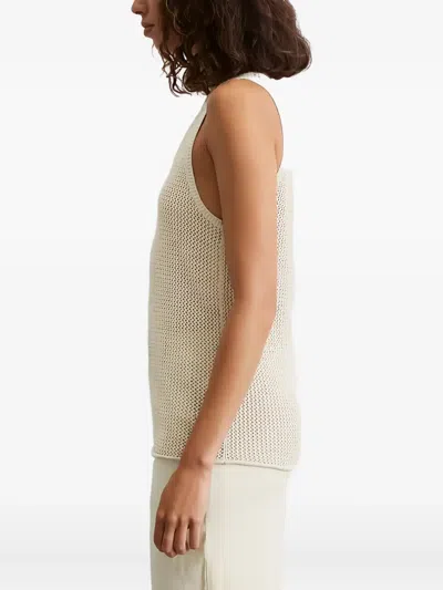 Marc O'polo Knitted Sleeveless Top In Neutral