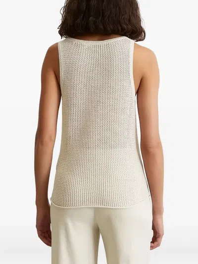 Marc O'polo Knitted Sleeveless Top In Neutral