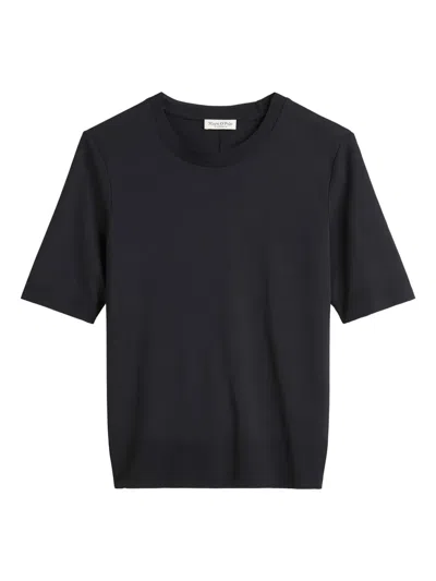 Marc O'polo Short-sleeve Crew-neck T-shirt In Black