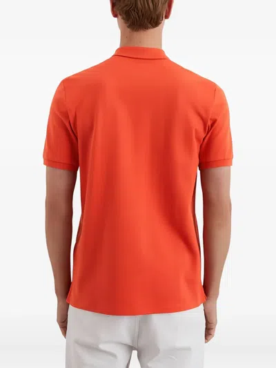 Marc O'polo Logo-embroidered Polo Shirt In Red