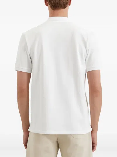 Marc O'polo Logo-embroidered Polo Shirt In White