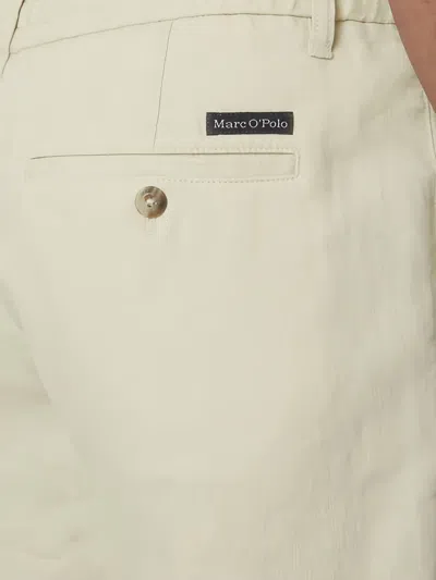 Marc O'polo Linen Shorts In Neutral