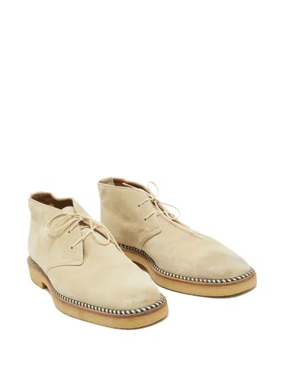 Pre-owned Christian Louboutin Suede Desert Boots