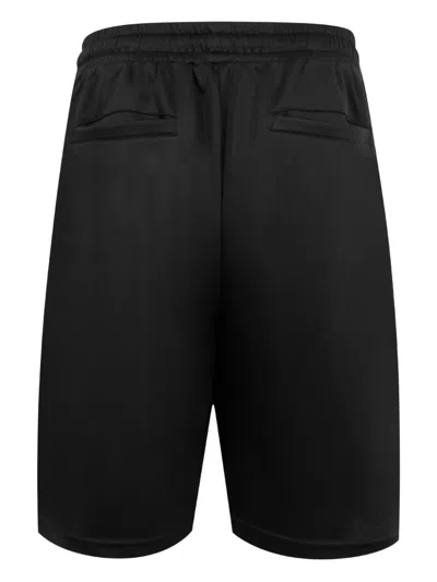 Untitled Artworks Drawstring Drop-crotch Shorts In Black