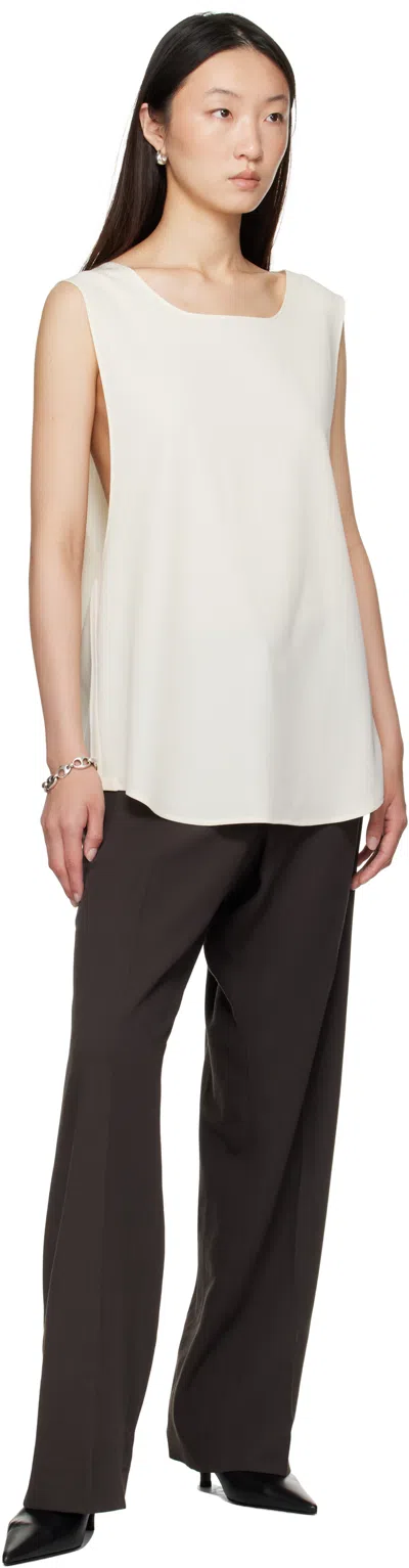 Meta Campania Collective Brown Gilles Straight Twill Trousers