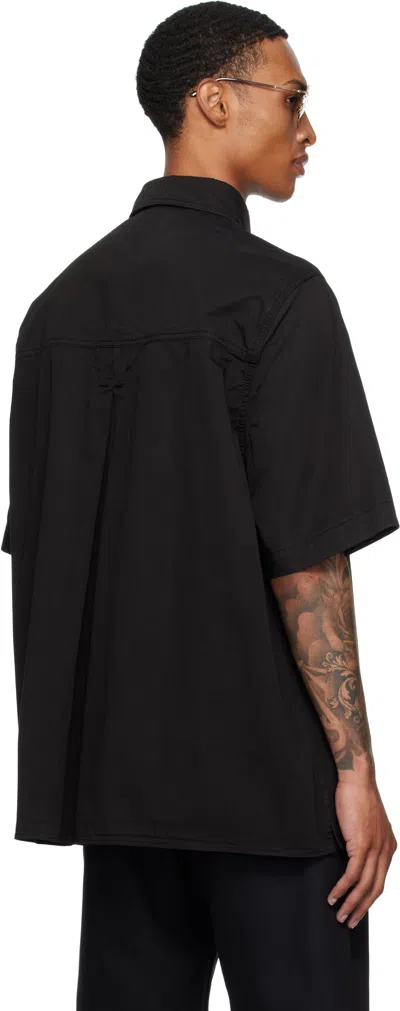 Willy Chavarria Black Corcoran Work Shirt
