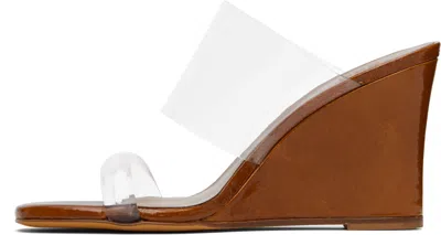 Maryam Nassir Zadeh Brown Olympia Wedge Heeled Sandals