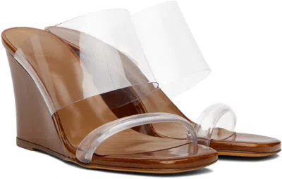 Maryam Nassir Zadeh Brown Olympia Wedge Heeled Sandals